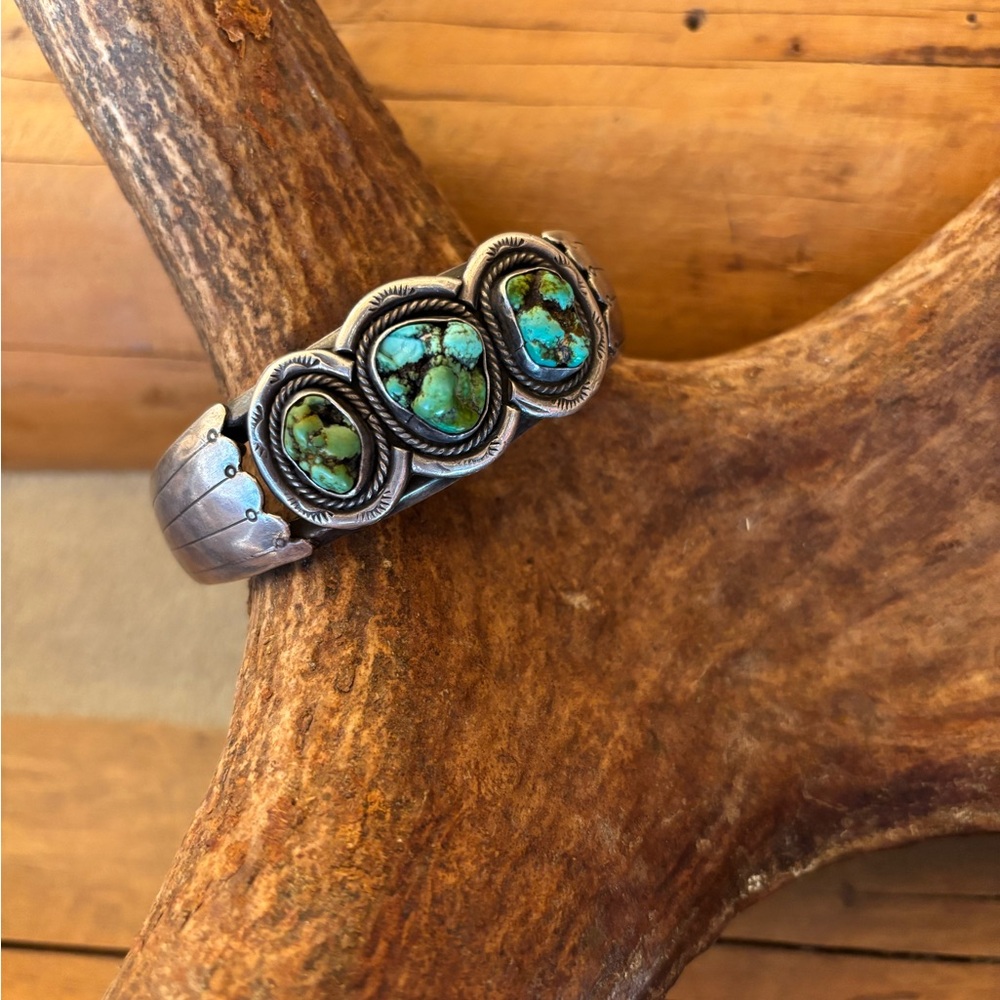 Turquoise Silver Bracelet cuff